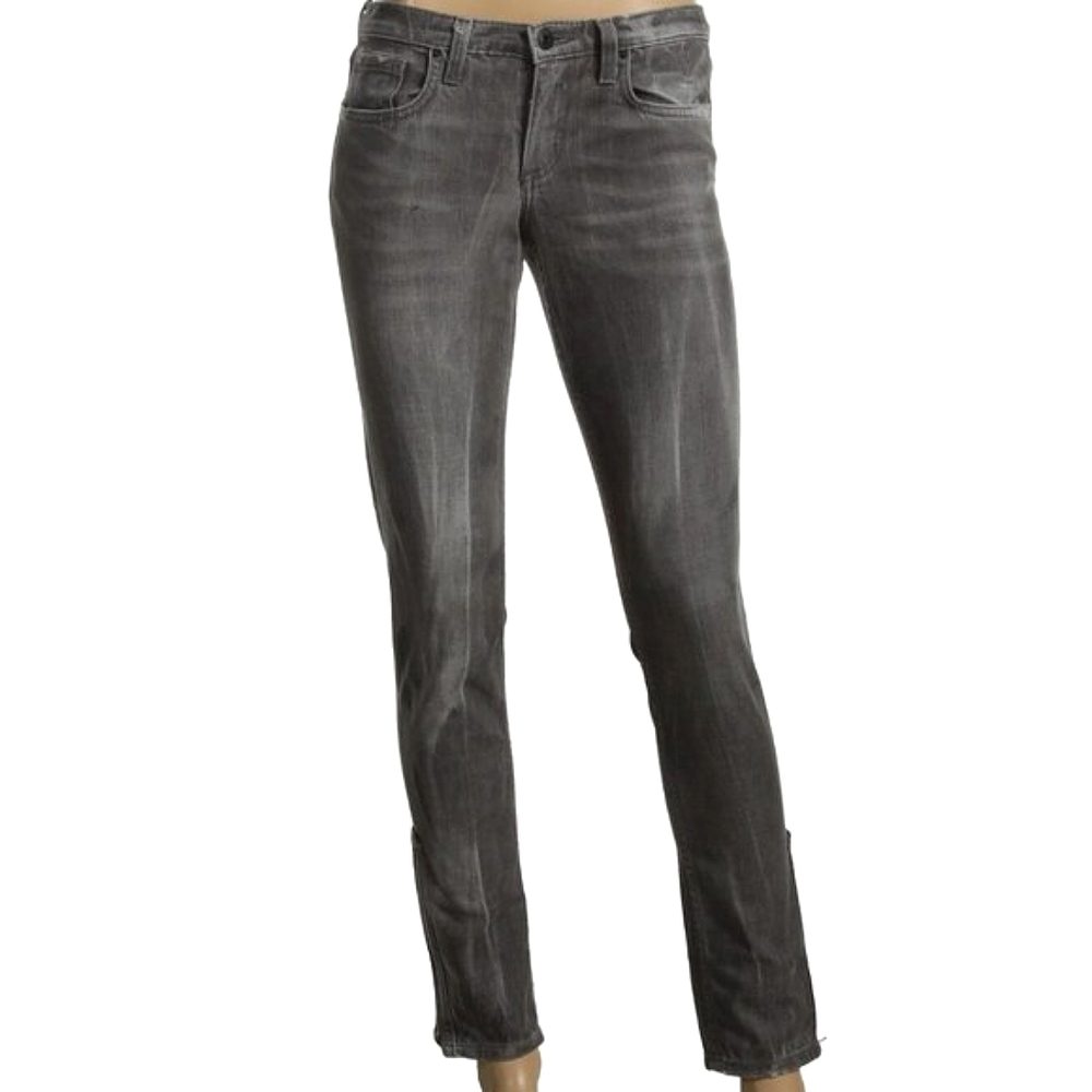 Chip & Pepper Skinny Leg Side Zipper Jeans Ashwash Gray Size 28 Chip and…